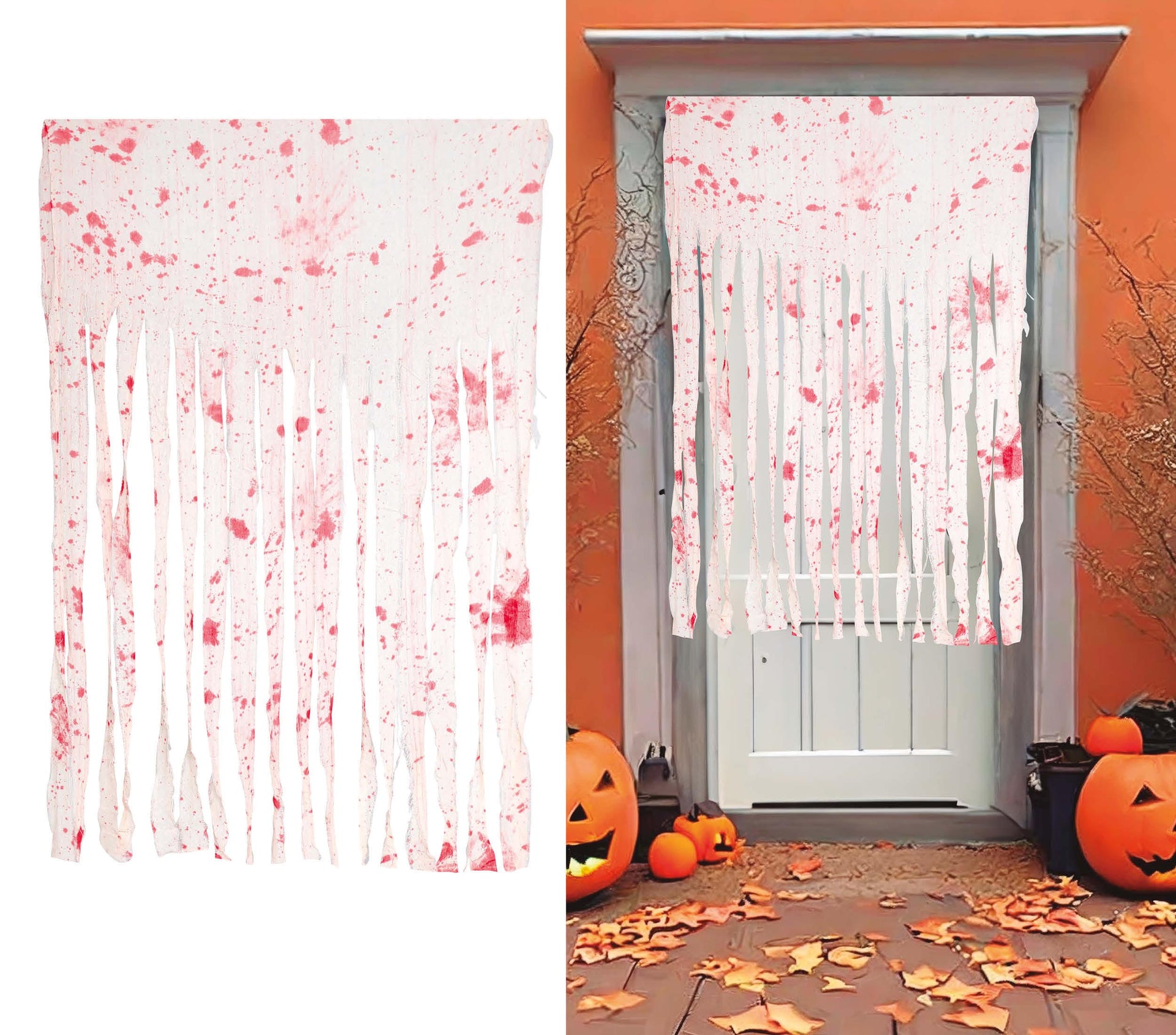 BLOODY CURTAIN 115X150 CMS