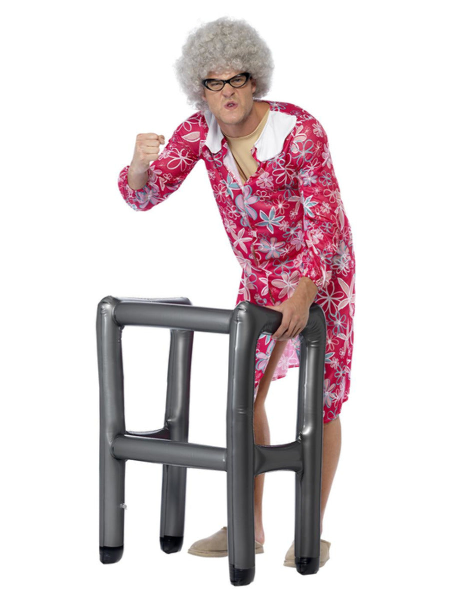 Inflatable Zimmer Frame, Silver - 1