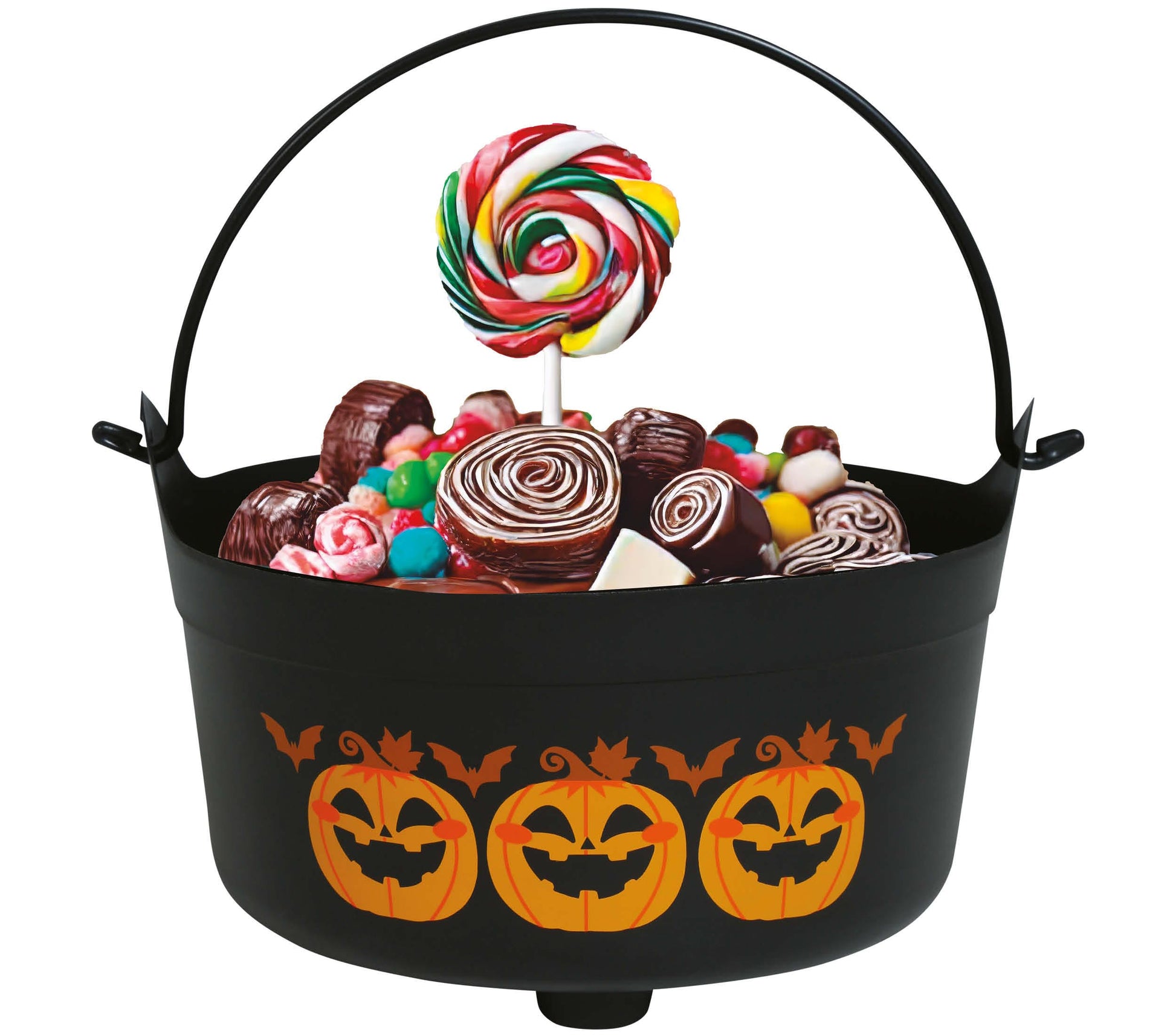 PUMPKIN CAULDRON, 24X23X15 CM