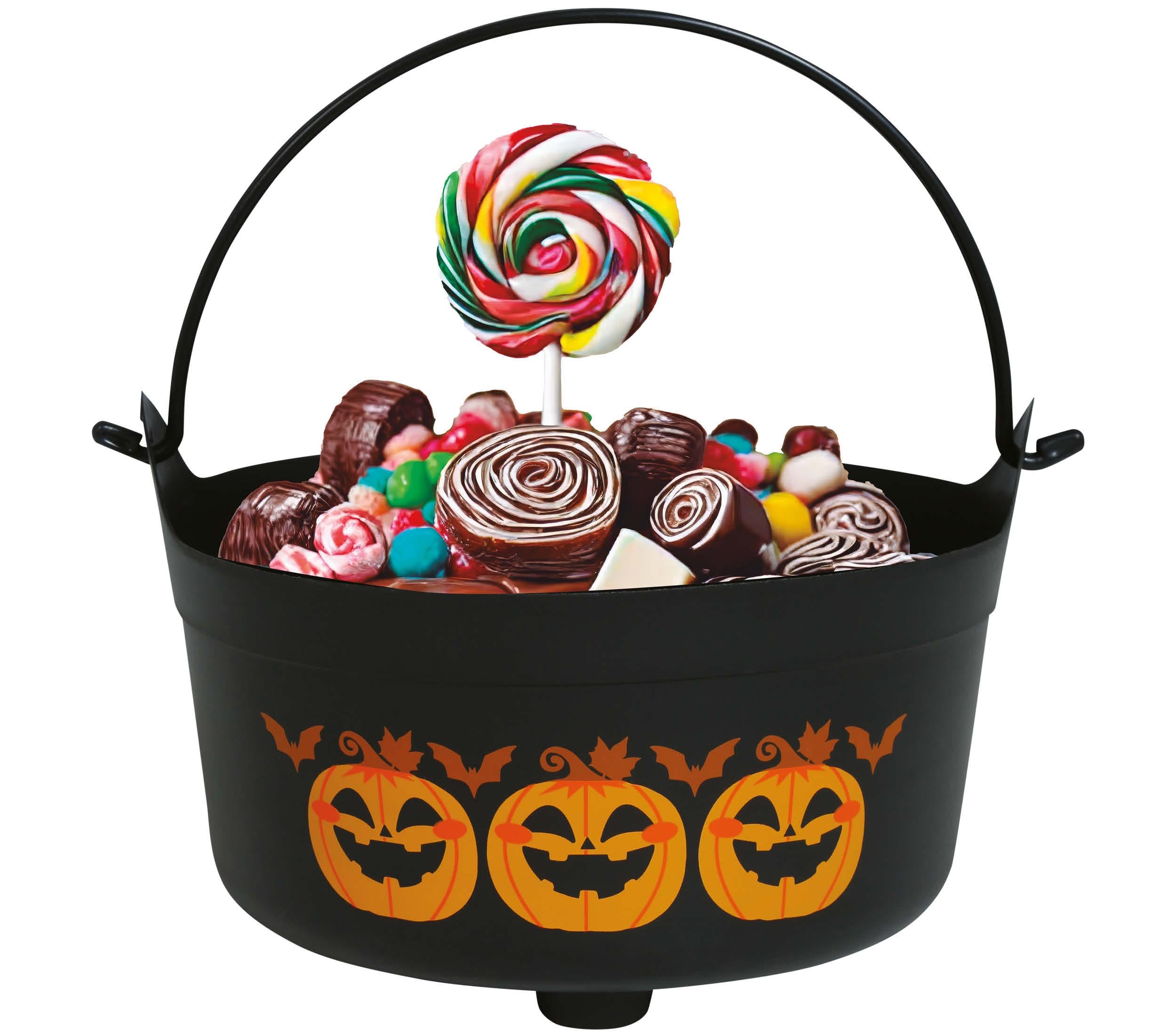 PUMPKIN CAULDRON, 24X23X15 CM