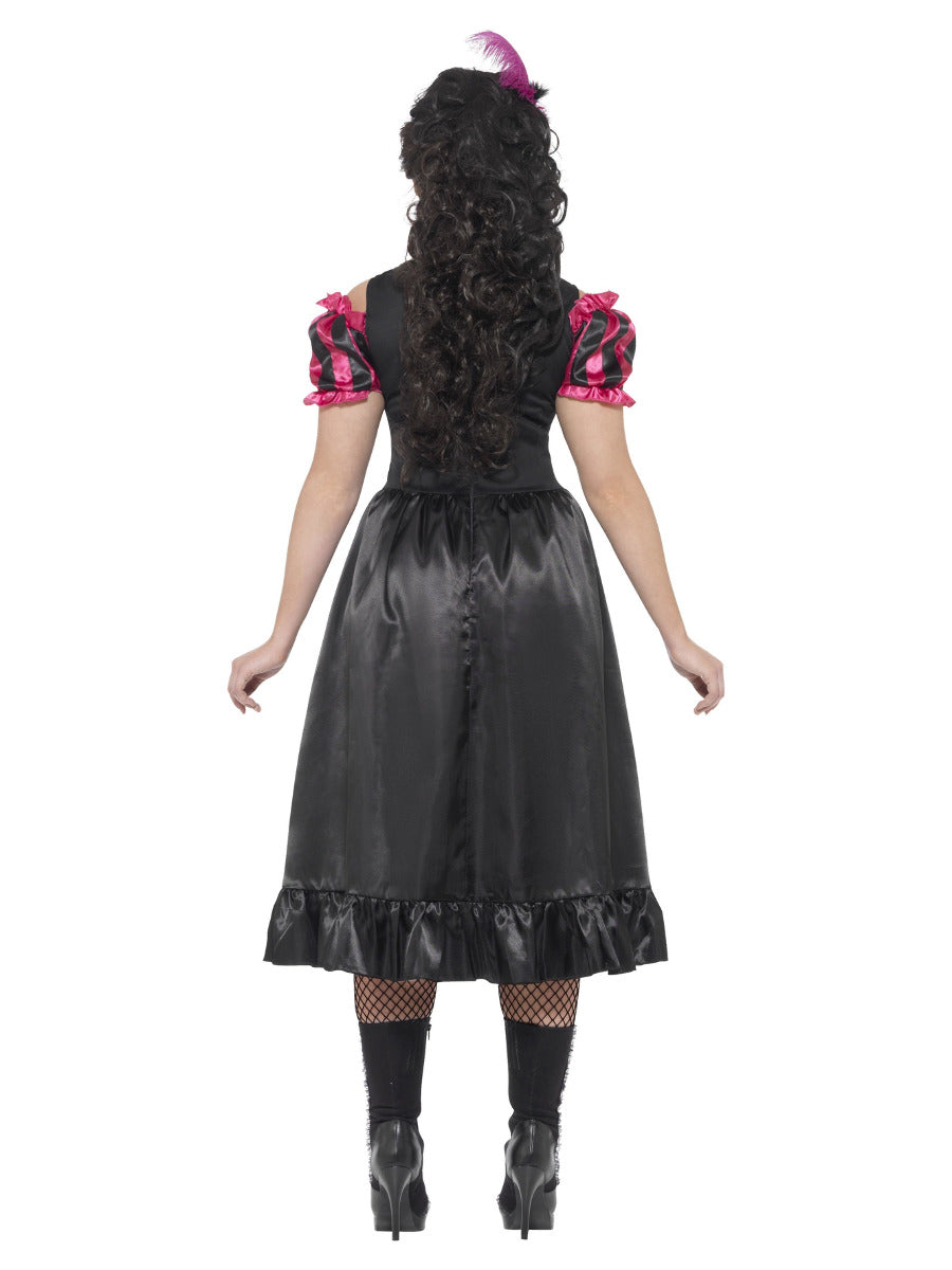 Curves Sassy Saloon Costume, Pink - 3