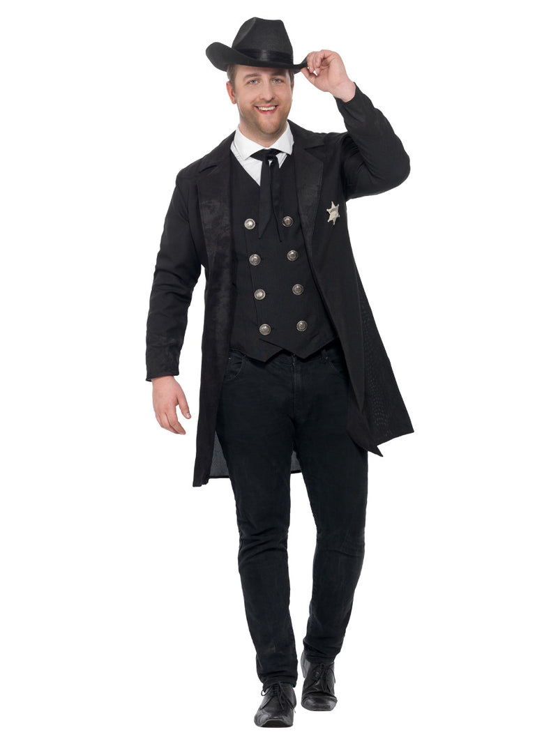 Curves Sheriff Costume, Black - 5
