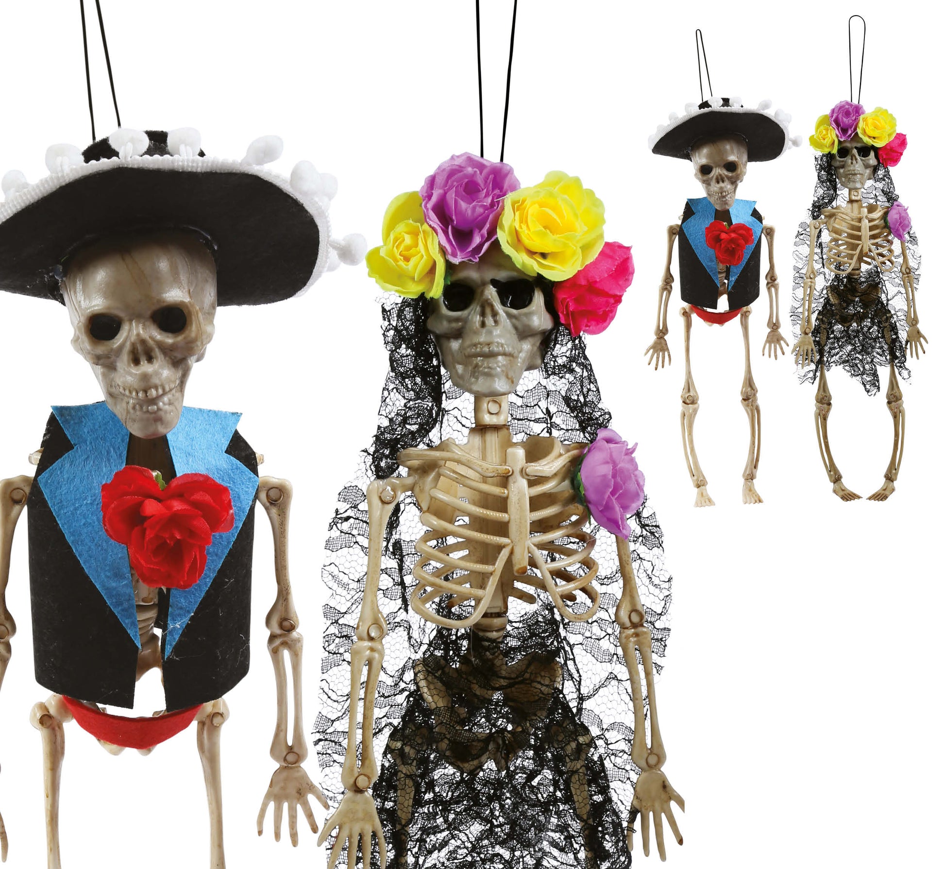 HANGING ASSORTED SKELETON 40 CM
