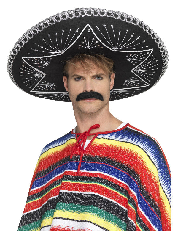 Deluxe Authentic Sombrero, Black - 2