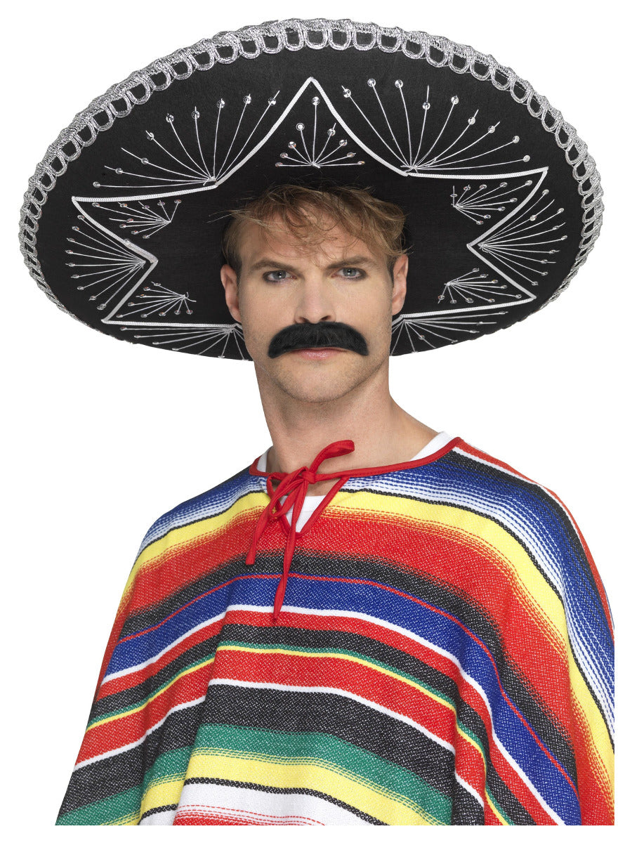 Deluxe Authentic Sombrero, Black - 1
