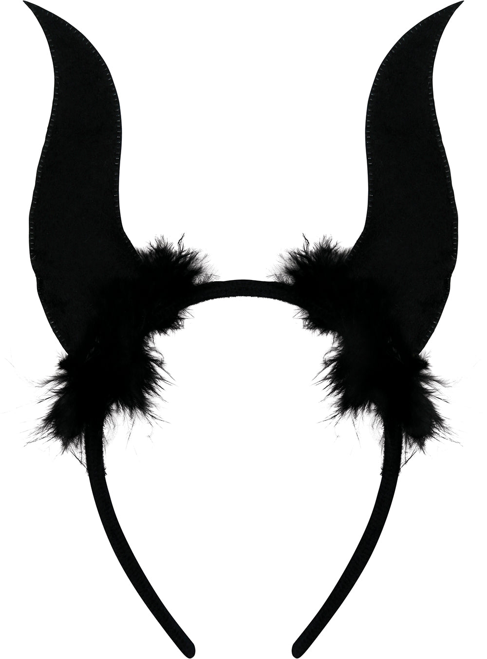 BLACK HORNS GLITTER TIARA