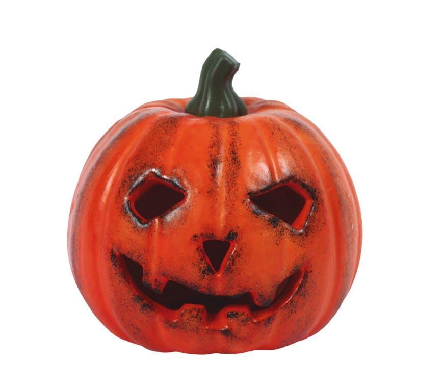PUMPKIN FOAM 16 CMS. WITH LIGHT