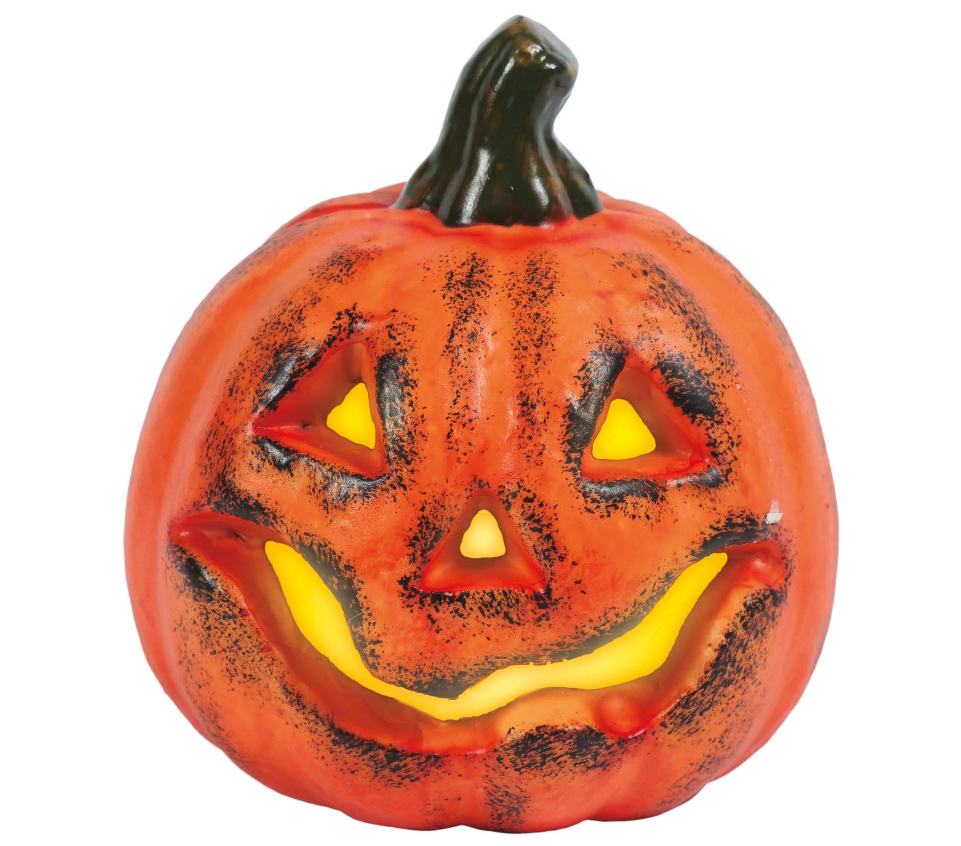 FOAM PUMPKIN 17 CMS WITH LIGHT