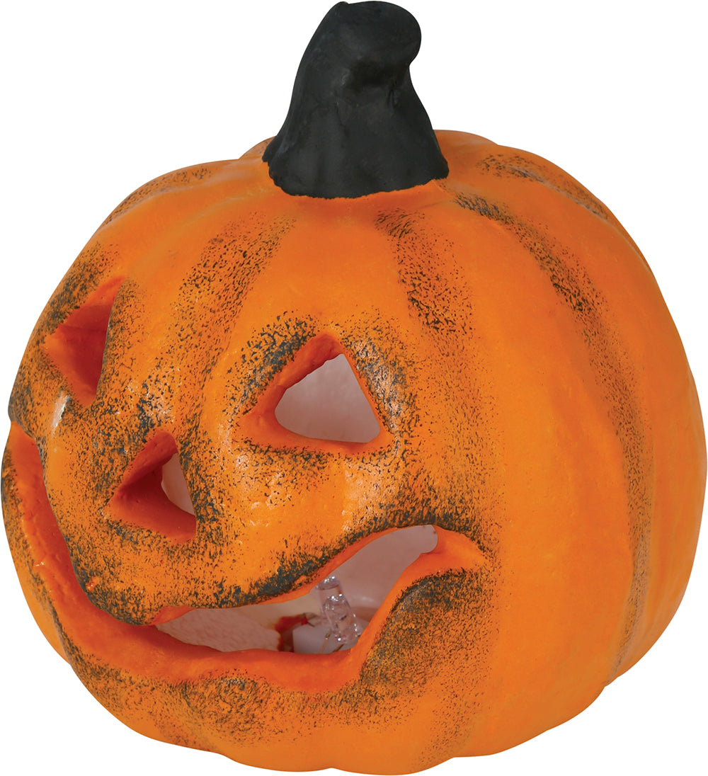 FOAM PUMPKIN 17 CMS WITH LIGHT