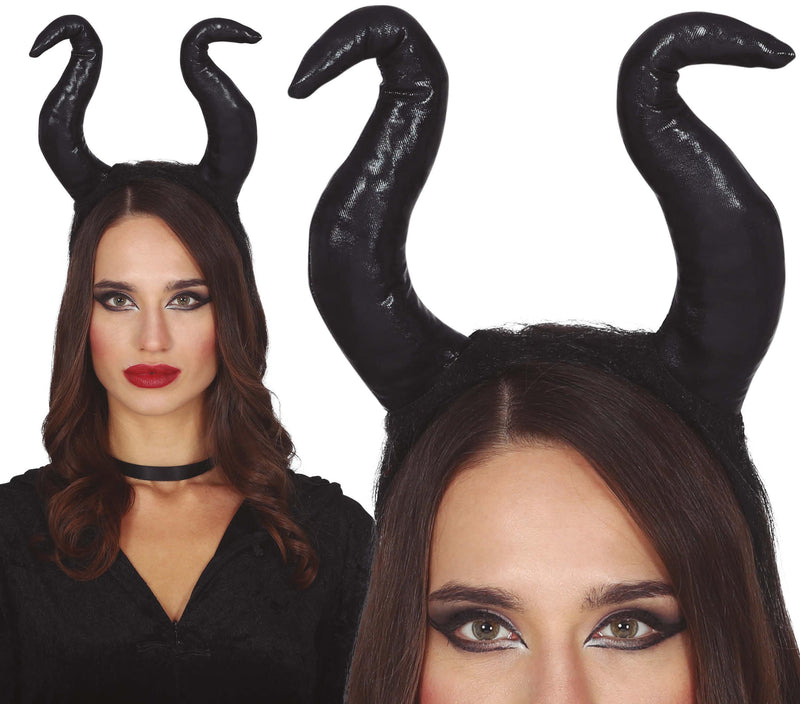 BLACK HORNS WITCH TIARA
