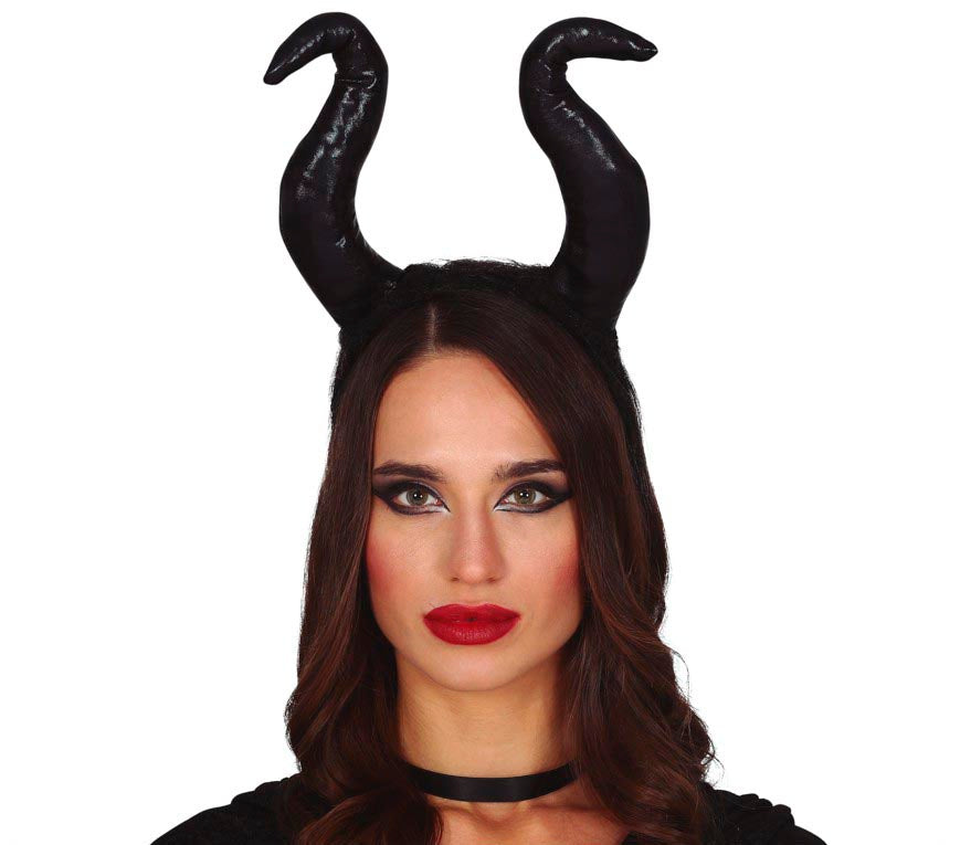 BLACK HORNS WITCH TIARA