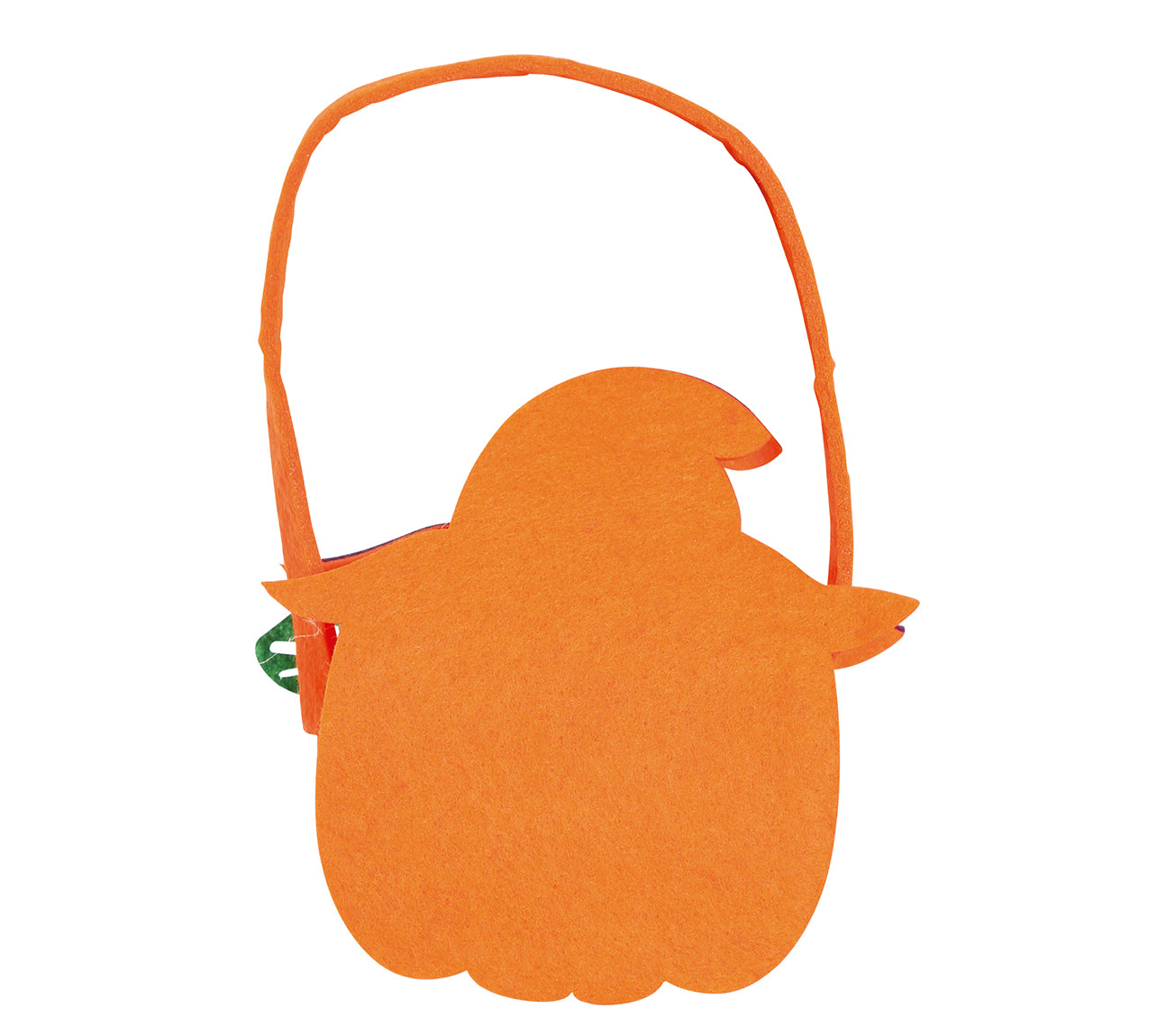 FELT PUMPKIN BASKET 12 X 20 CMS