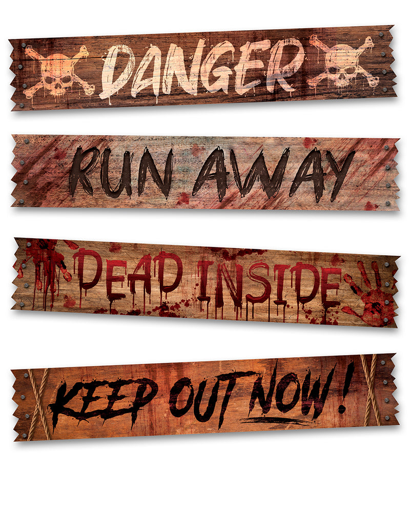 4 WINDOW COVER POSTERS 70X13 CM