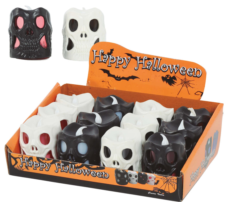 12 SKULL LANTERN LED, 6 CMS