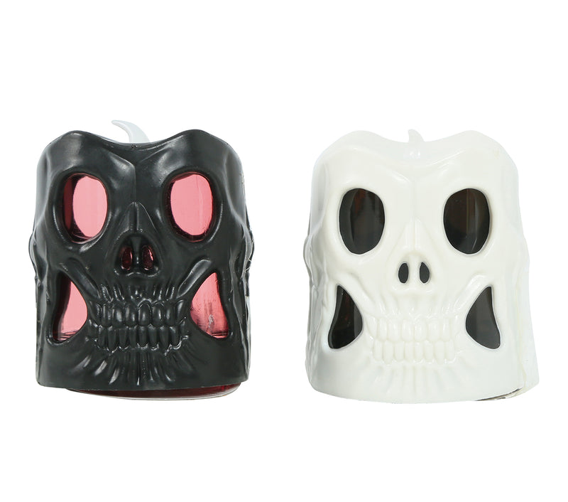 12 SKULL LANTERN LED, 6 CMS