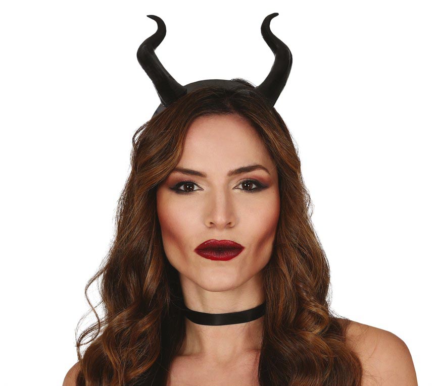 BLACK DEMON HORNS