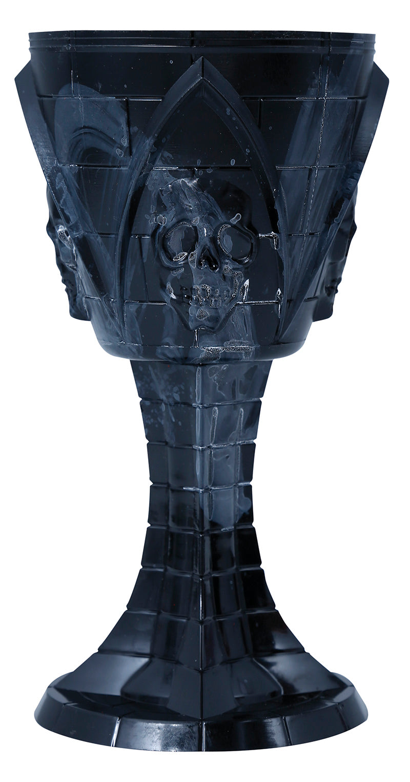 GOBLET WITH SKULL. 19 CM