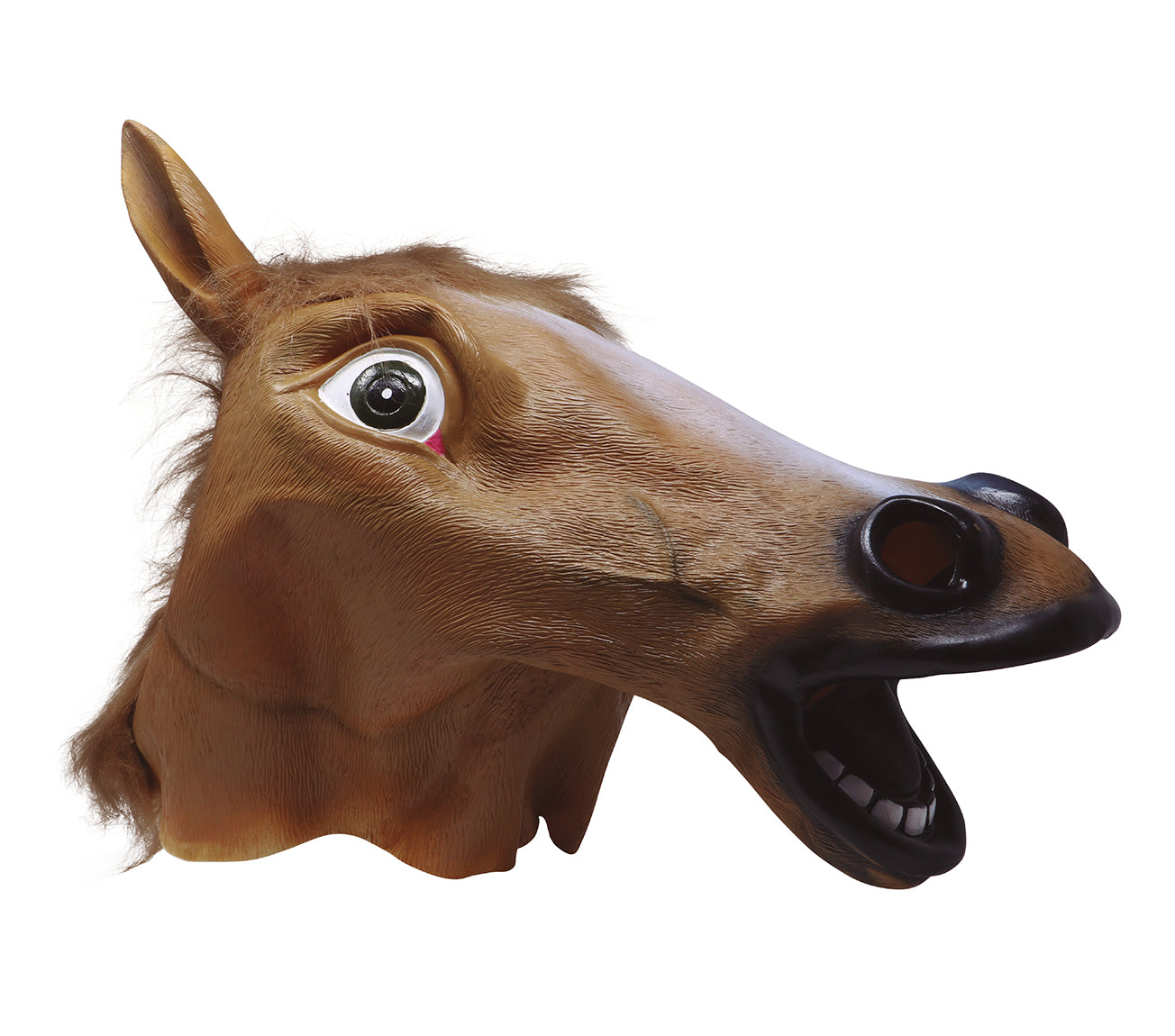 HORSE MASK WITH HAIR VINYL