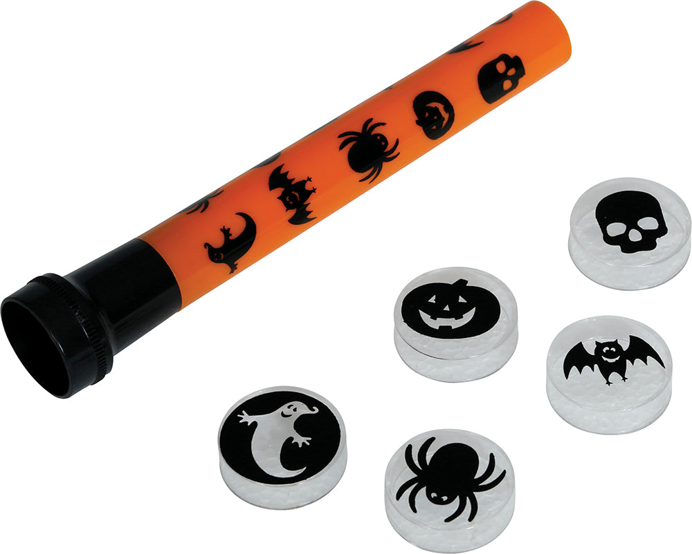 TORCH PROJECTORS WITH HALLOWEEN SHAPES, 16 CM