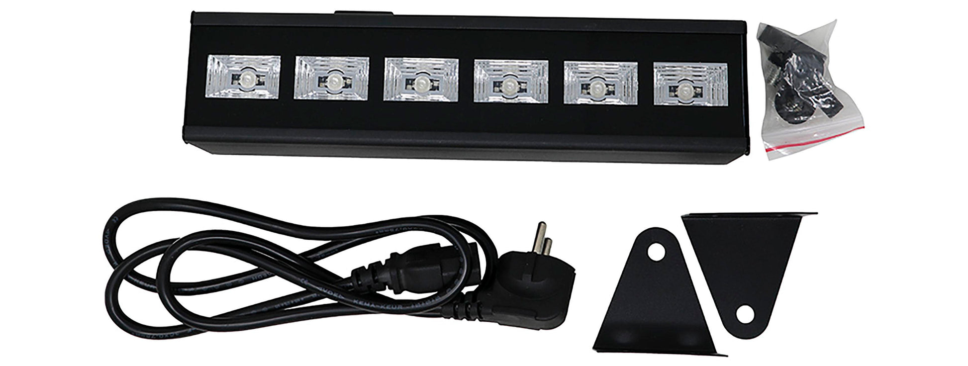6 LED UV BLACK LIGHT, 6X3 W, INDOOR