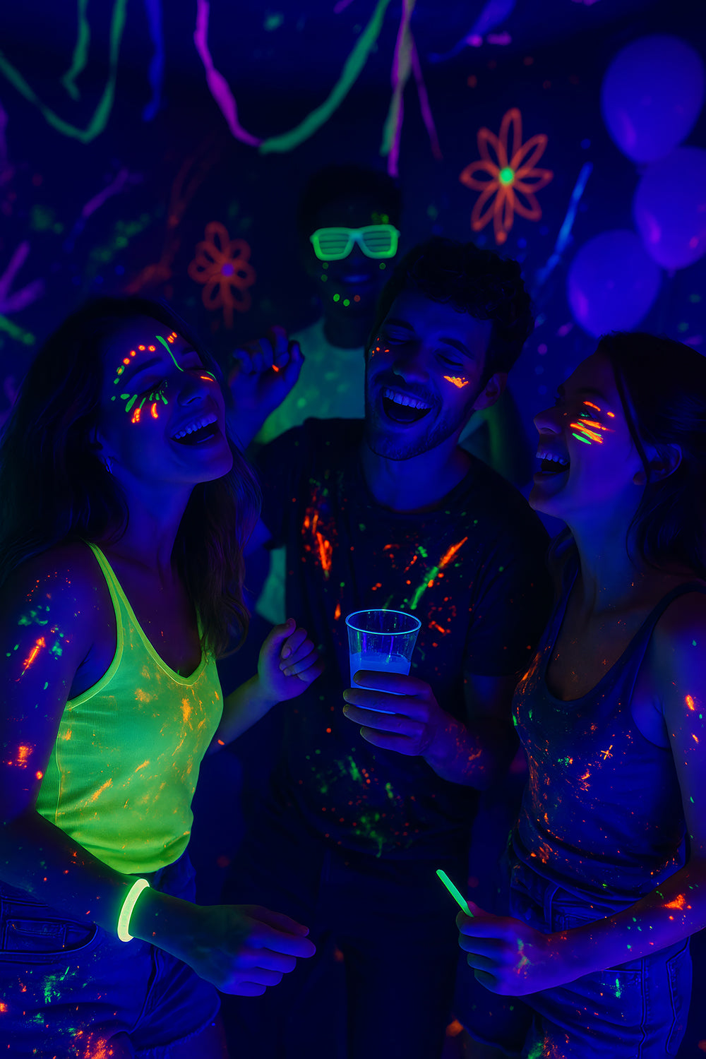 6 LED UV BLACK LIGHT, 6X3 W, INDOOR