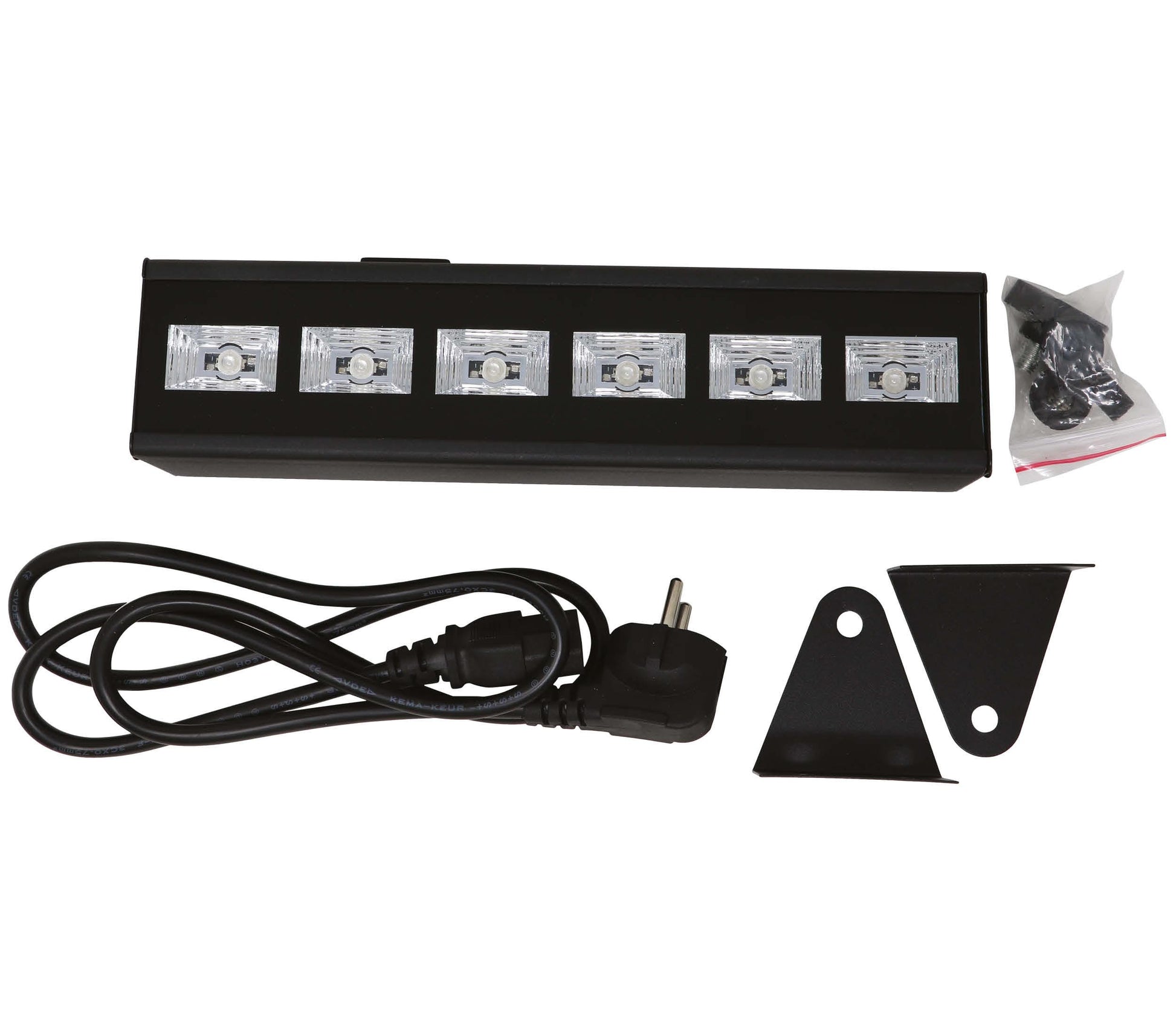 6 LED UV BLACK LIGHT, 6X3 W, INDOOR