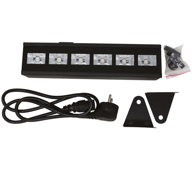 6 LED UV BLACK LIGHT, 6X3 W, INDOOR