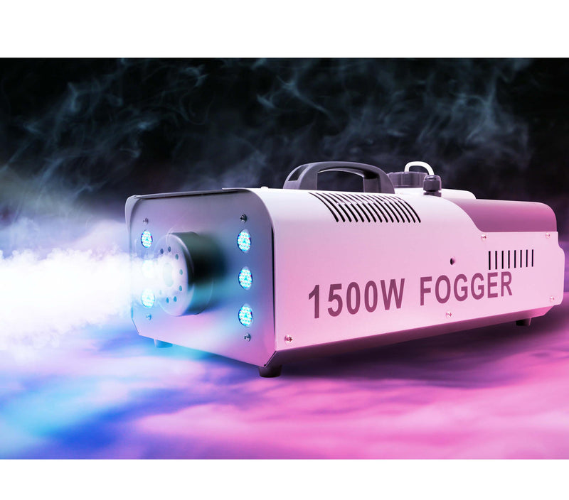 SMOKE MACHINE WITH LIGHT AND CONTROL, 1500W