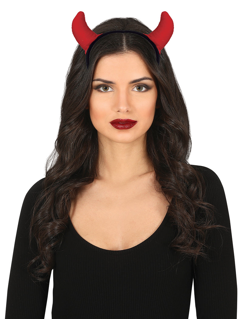 RED DEMON HORN HEADBAND