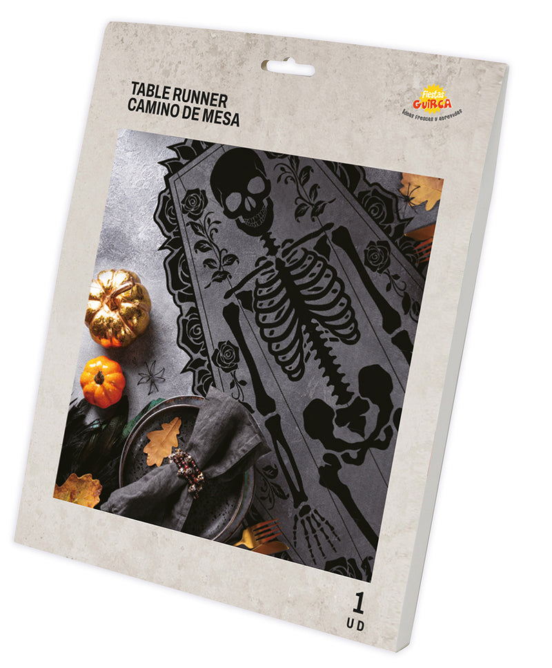 SKELETON TABLE RUNNER 183X60 CM