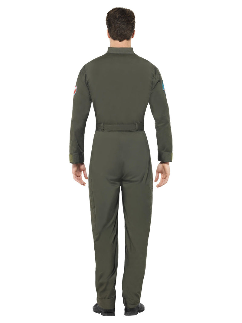 Top Gun Deluxe Male Costume, Green - 3