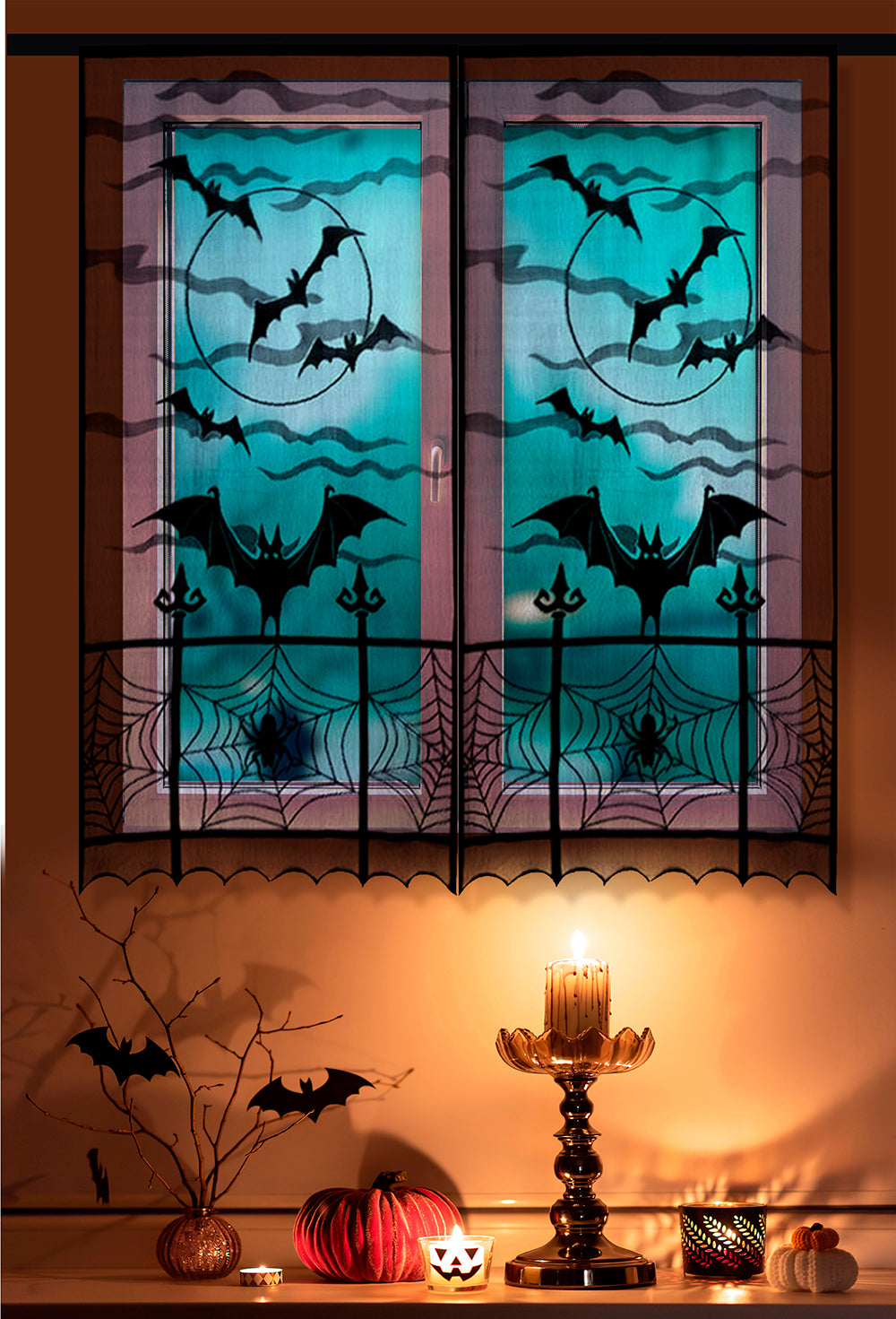 1 WITCH WINDOW DECORATION 102X213 CM
