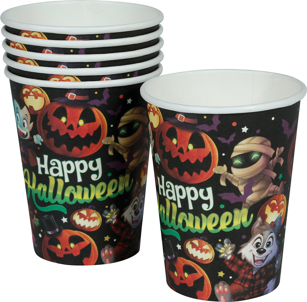 BAG: 6 GLASSES 240 ML, 9 CM