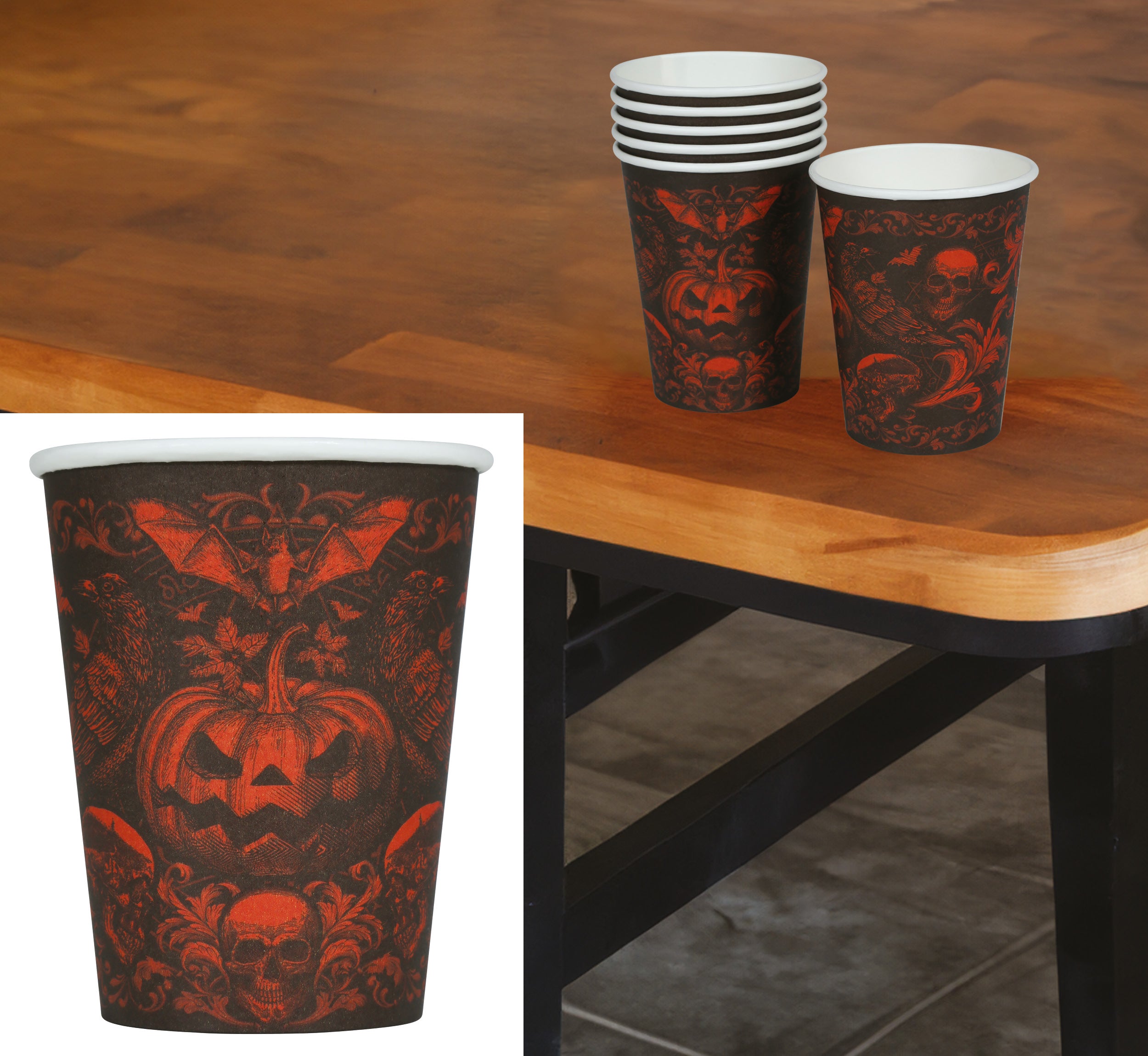 BAG: 6 GLASSES 240 ML, 9 CM
