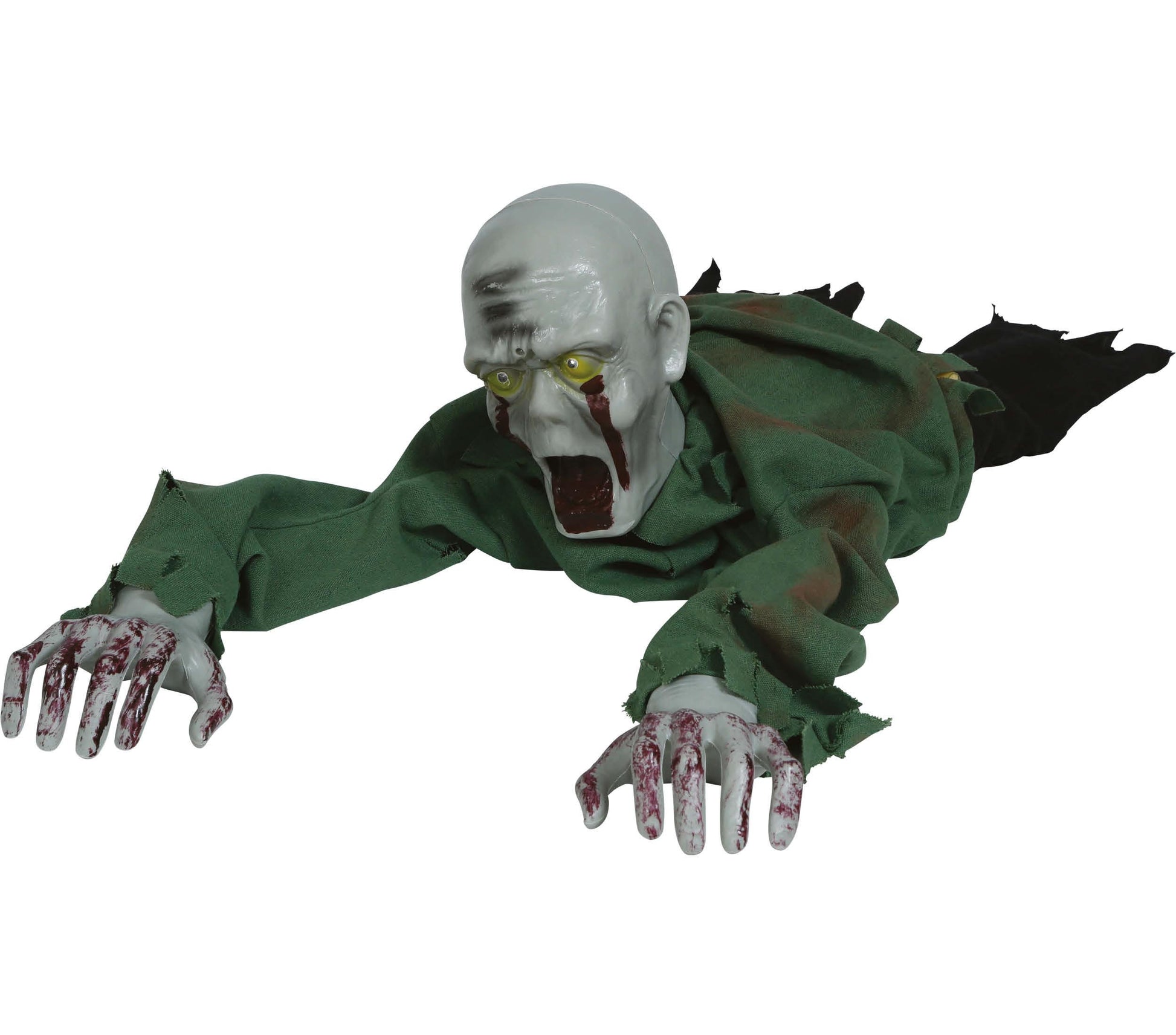 CRAWLING ZOMBIE, LIGHT SOUND, MOVEMENT 110 CM