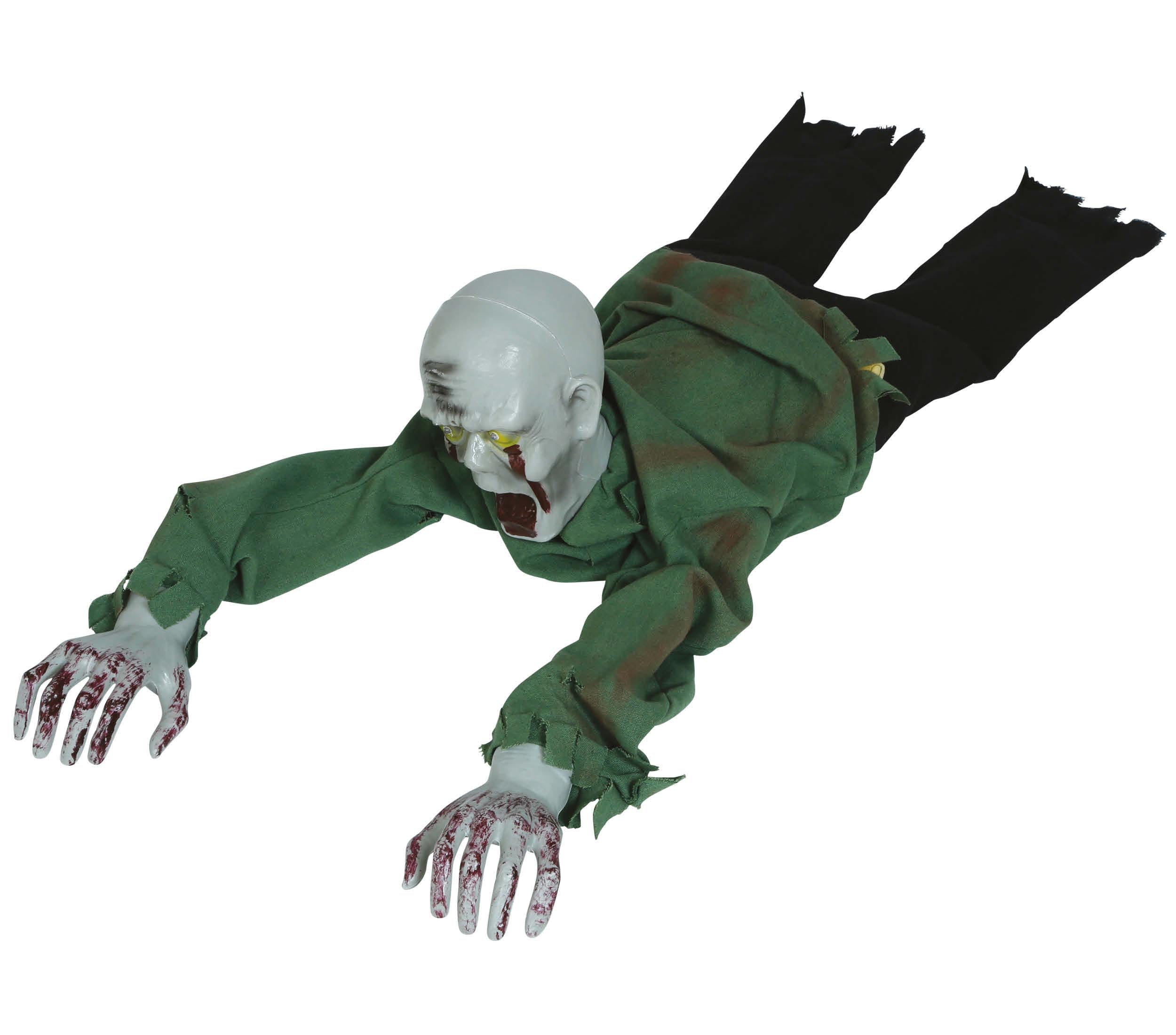 CRAWLING ZOMBIE, LIGHT SOUND, MOVEMENT 110 CM