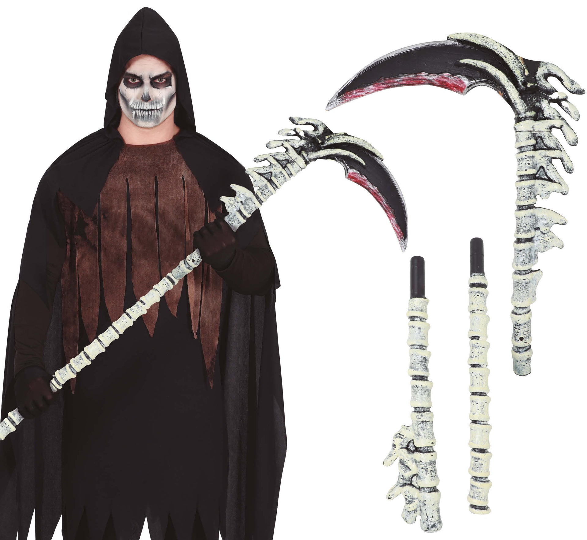 BONE SCYTHE, DETACHABLE, 150 CM