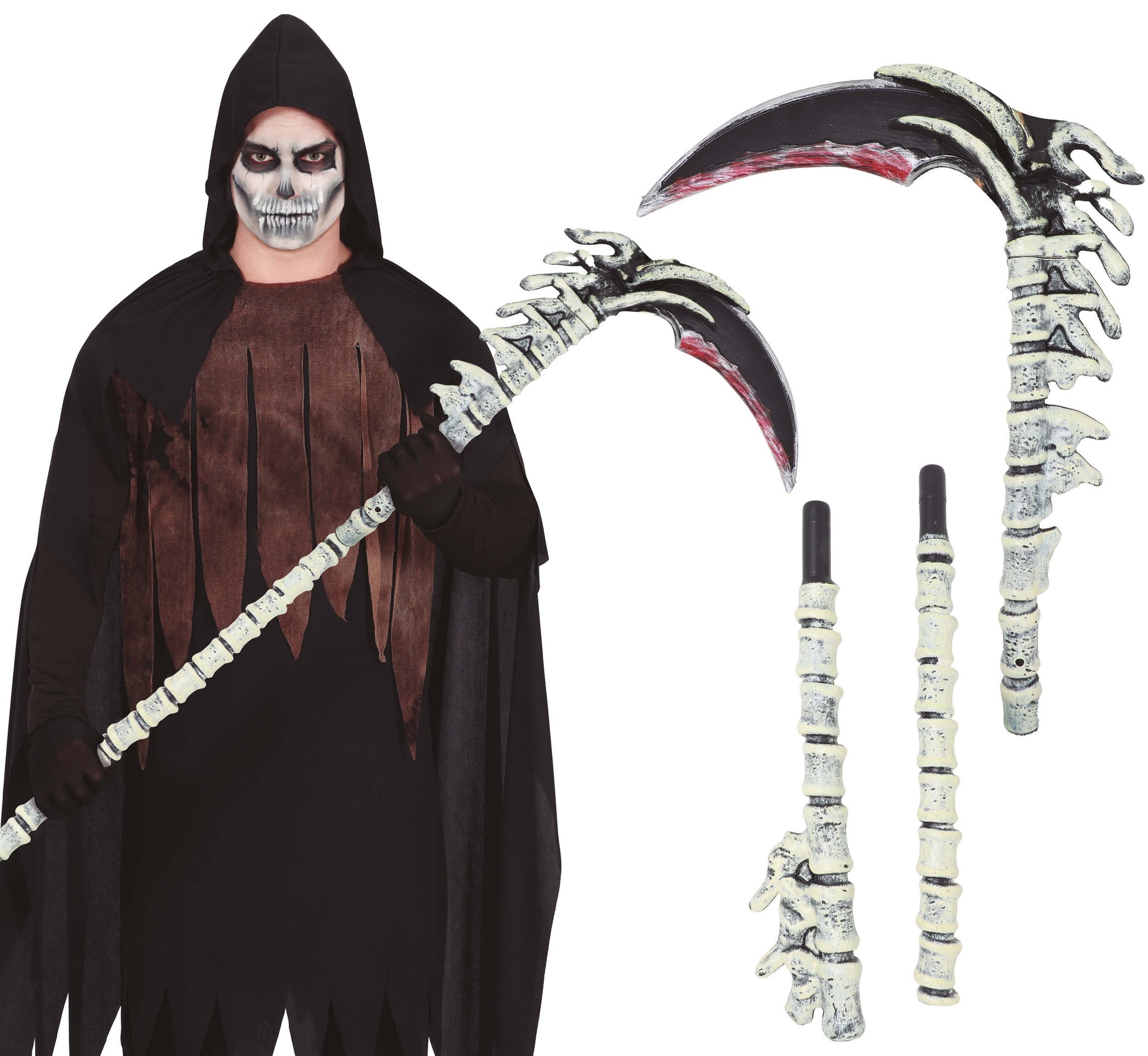 BONE SCYTHE, DETACHABLE, 150 CM