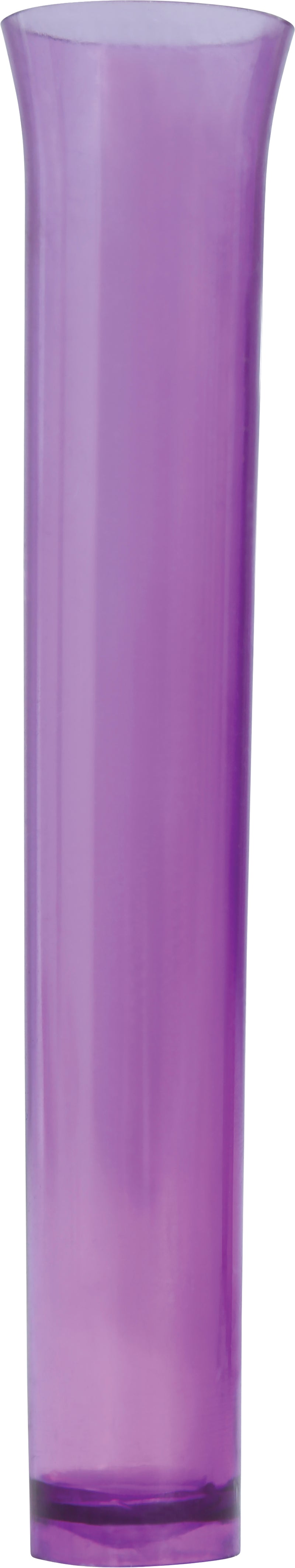 4 PURPLE TEST TUBES, 14 CM