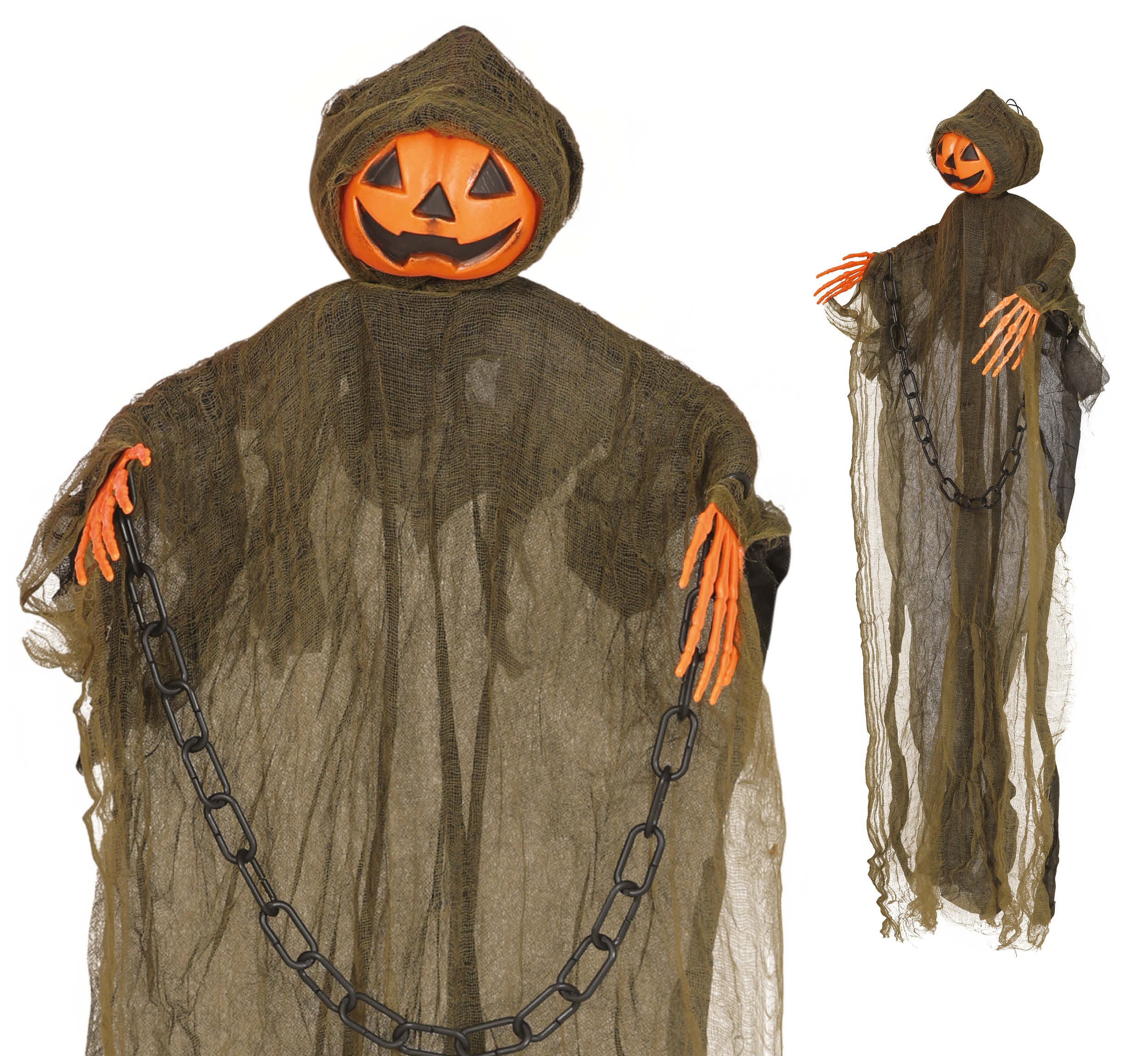 HANGING GHOST PUMPKIN 98 CM