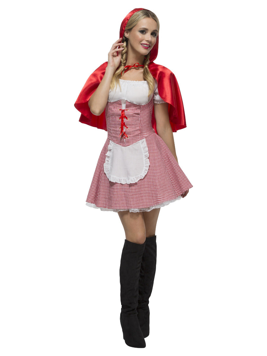 Fever Red Riding Hood Costume, Red - 1