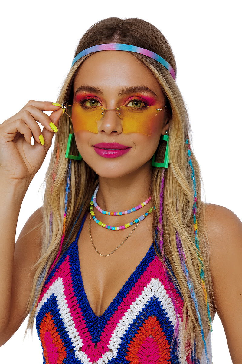 YELLOW STARS GLASSES