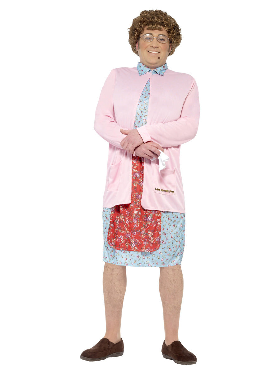 Mrs Brown Padded Costume, Pink - 1