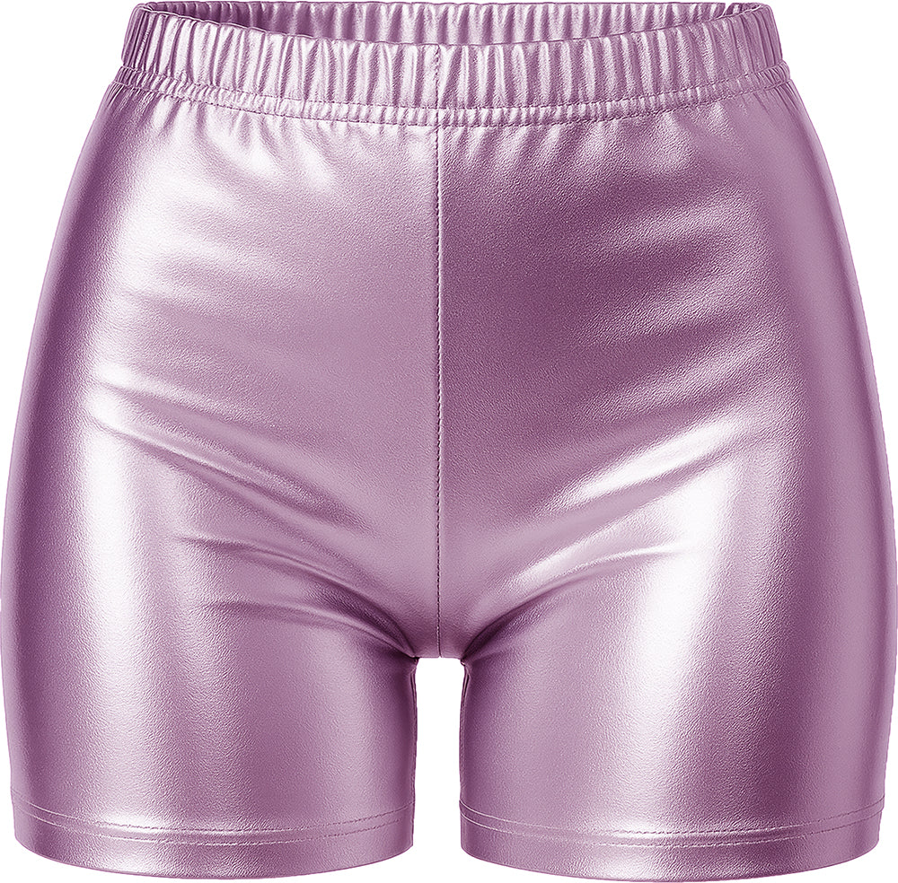 METALLIC SHORTS PINK