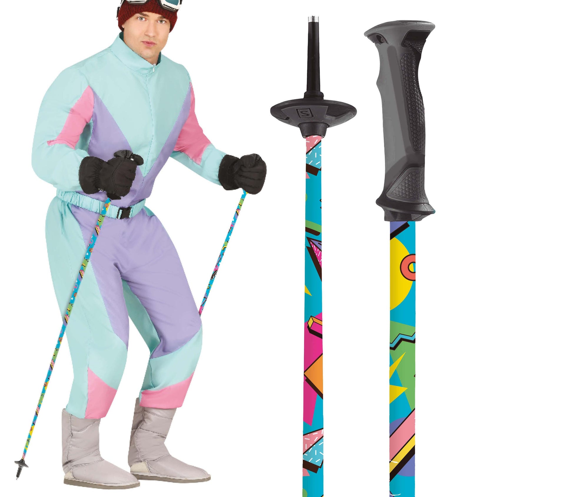 PAIR OF SKI POLES