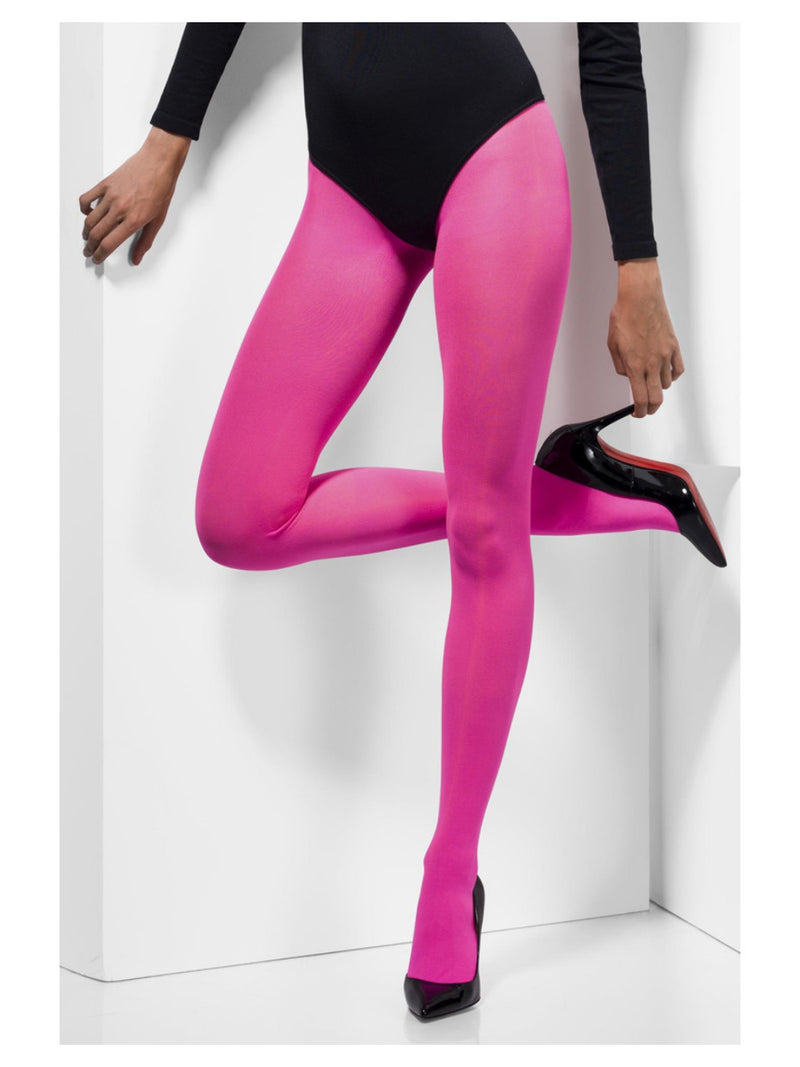 Opaque Tights, Pink - 4