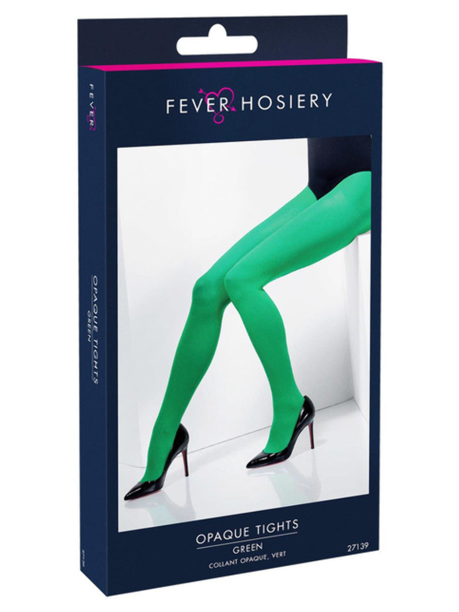 Opaque Tights, Green - 3