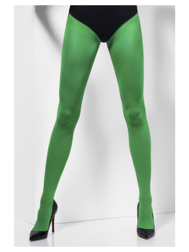 Opaque Tights, Green - 1