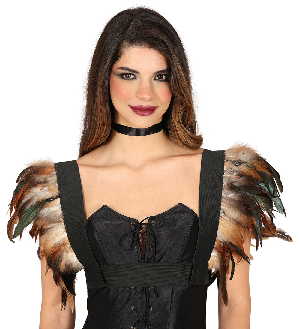 FEATHER VEST, ADULTS
