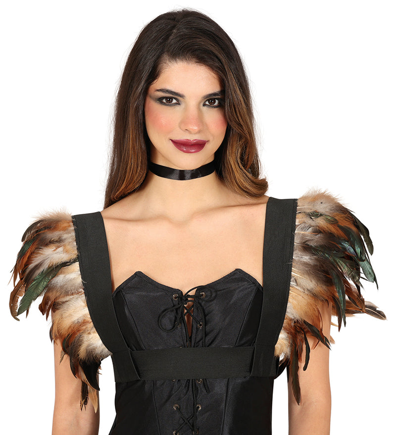 FEATHER VEST, ADULTS